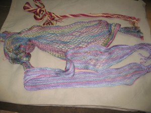 pattern trials, sprang scarfs